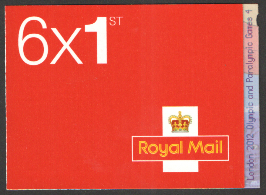 (image for) PM26 / SB3(26) Cyl W1 London 2012 No.4: Football & Cycling 6 x 1st Class Booklet