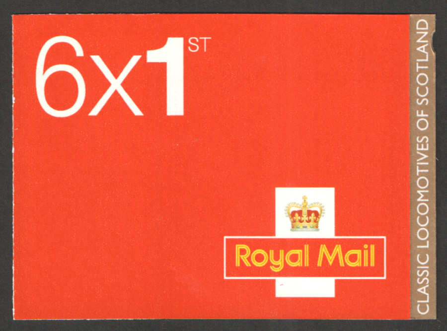 (image for) PM34 / SB3(34) Cyl W1 2012 Classic Locos of Scotland 6 x 1st Class Booklet - Click Image to Close