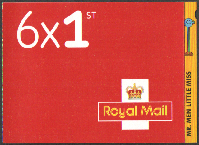 (image for) PM54 / SB3(54) Cyl W1 2016 Mr Men & Little Miss 6 x 1st Class Booklet