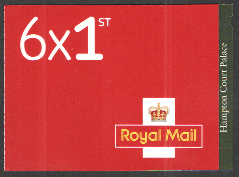 (image for) PM62 / SB3(62) SBP2u Cyl W1 2018 Hampton Court Palace 6 x 1st Class Booklet - Click Image to Close
