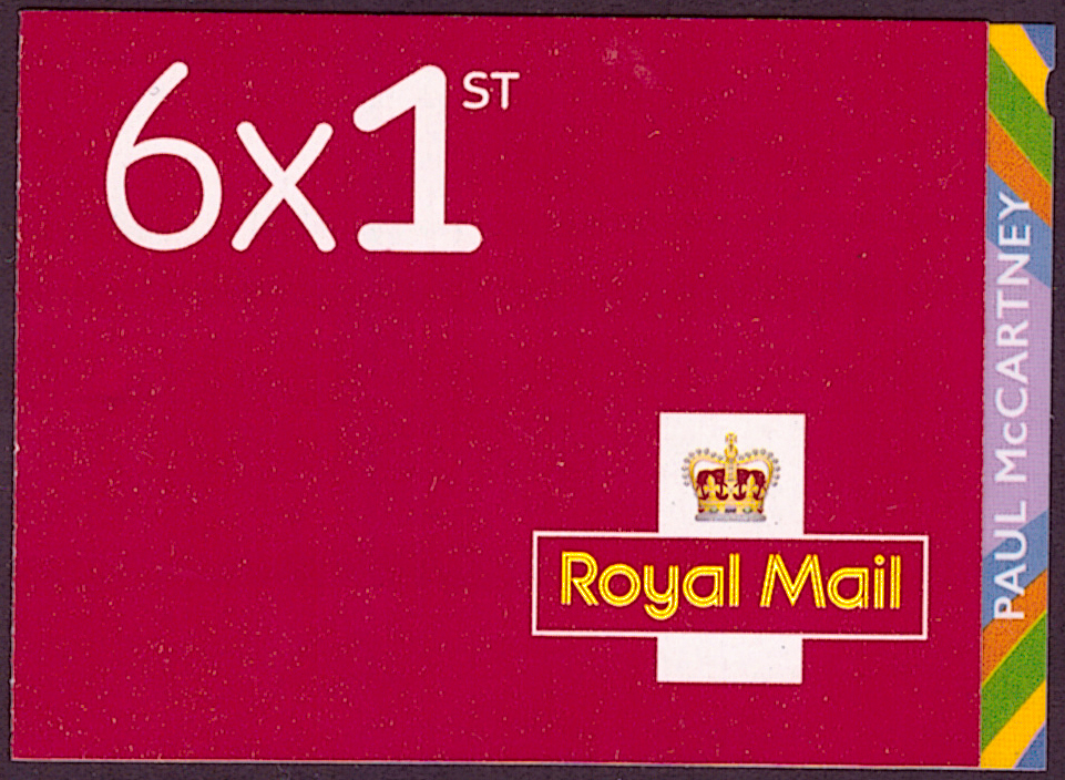 (image for) PM79 / SB3(79) Cyl W1 2021 Paul McCartney 6 x 1st Class Booklet - Click Image to Close