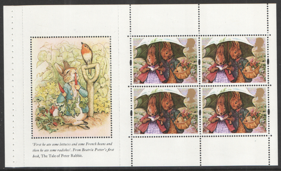 (image for) Pane DP196 from 1993 Beatrix Potter Prestige Booklet - Click Image to Close