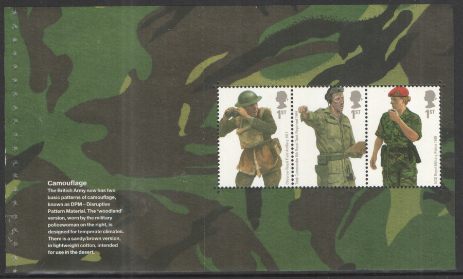 (image for) Pane DP380 from 2007 British Army Uniforms Prestige Booklet