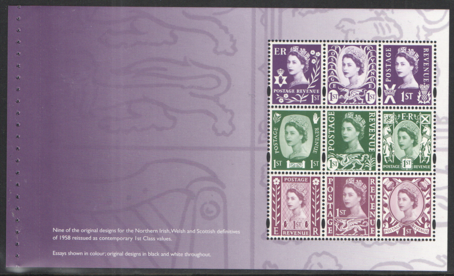 (image for) Pane DP391 from 2008 Regional Definitives Prestige Booklet