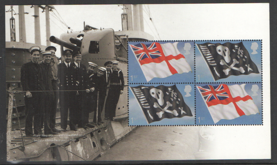 (image for) Pane DP410 from 2009 Royal Navy Uniforms Prestige Booklet
