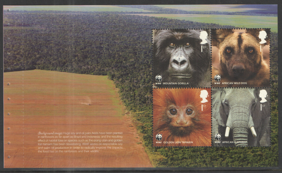 (image for) Pane DP430 from 2011 World Wildlife Fund Prestige Booklet