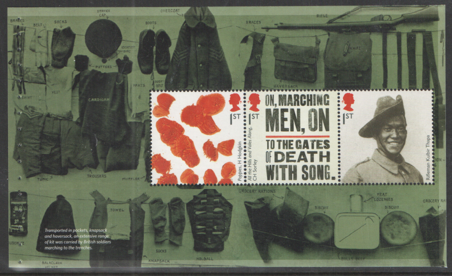 (image for) Pane DP482 from 2015 "Great War 1915" Prestige Booklet