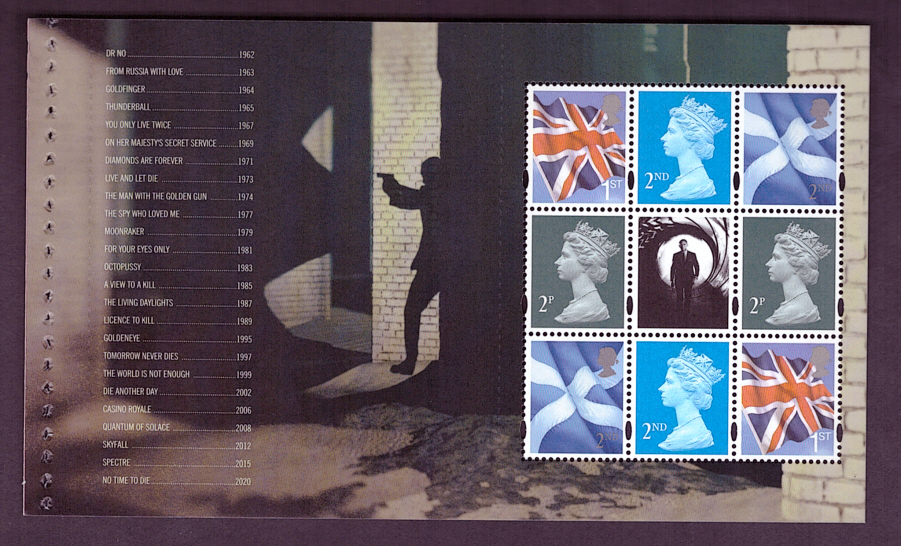 (image for) Pane DP570 from 2020 James Bond Prestige Booklet