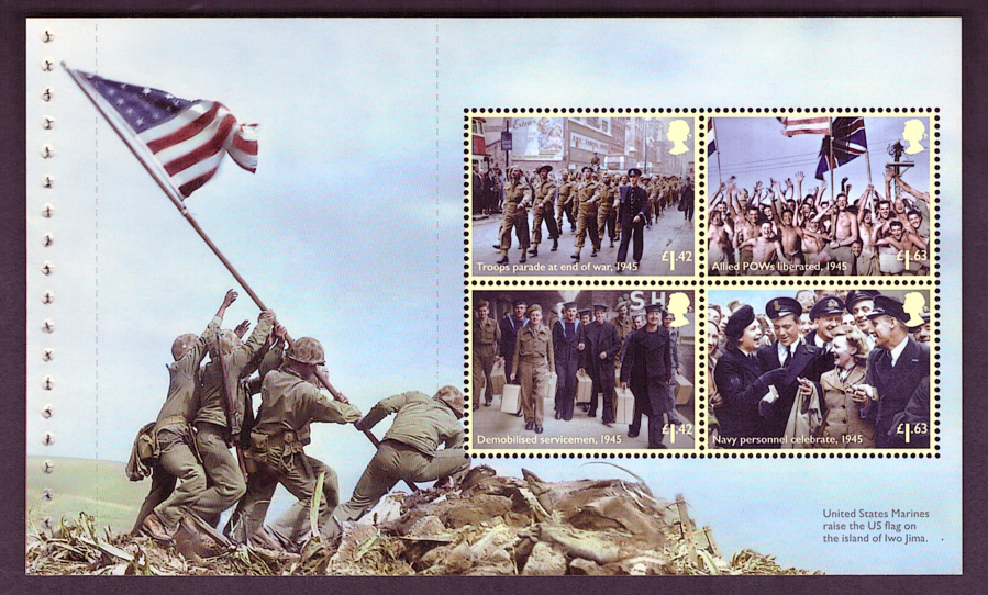 (image for) Pane DP573 from 2020 End of the Second World War Prestige Booklet