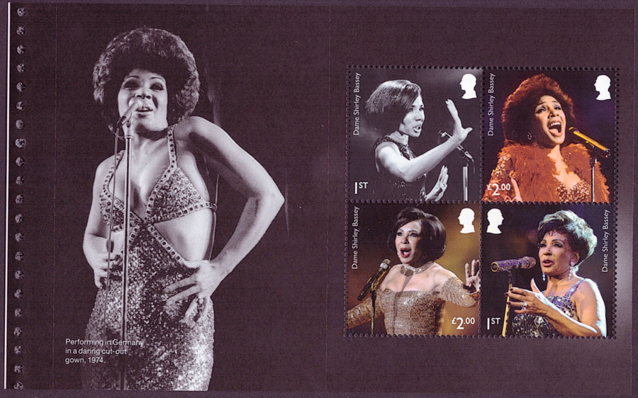 (image for) Pane DP630 from 2023 Dame Shirley Bassey Prestige Booklet