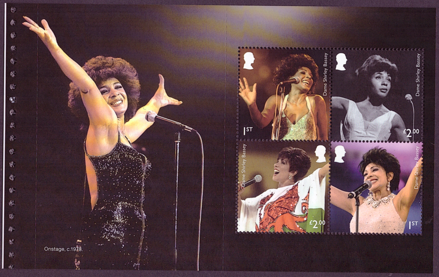 (image for) Pane DP631 from 2023 Dame Shirley Bassey Prestige Booklet