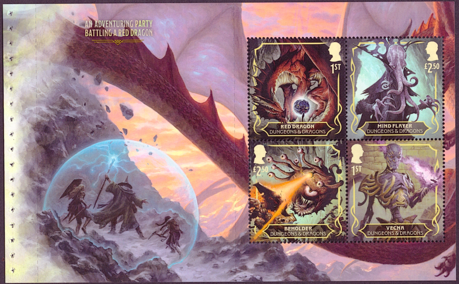 (image for) Pane DP647 from 2024 Dungeons & Dragons Prestige Booklet