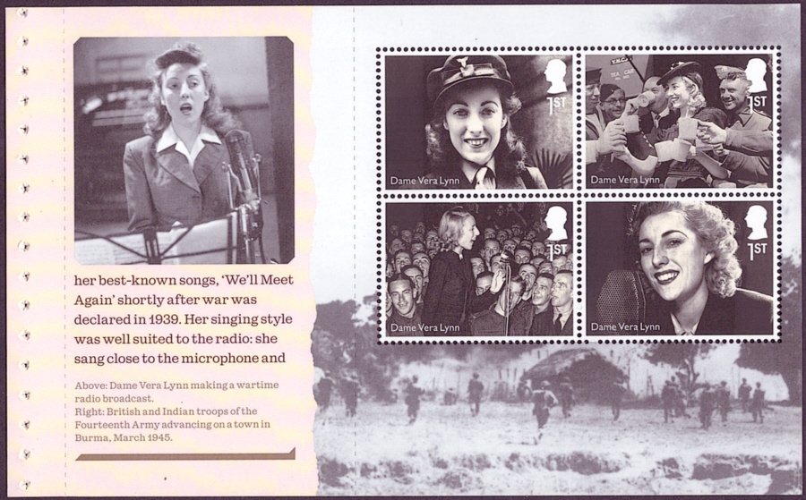 Pane DP669 from 2025 Valour & Victory Prestige Booklet (image for) Pane DP669 from 2025 Valour & Victory Prestige Booklet