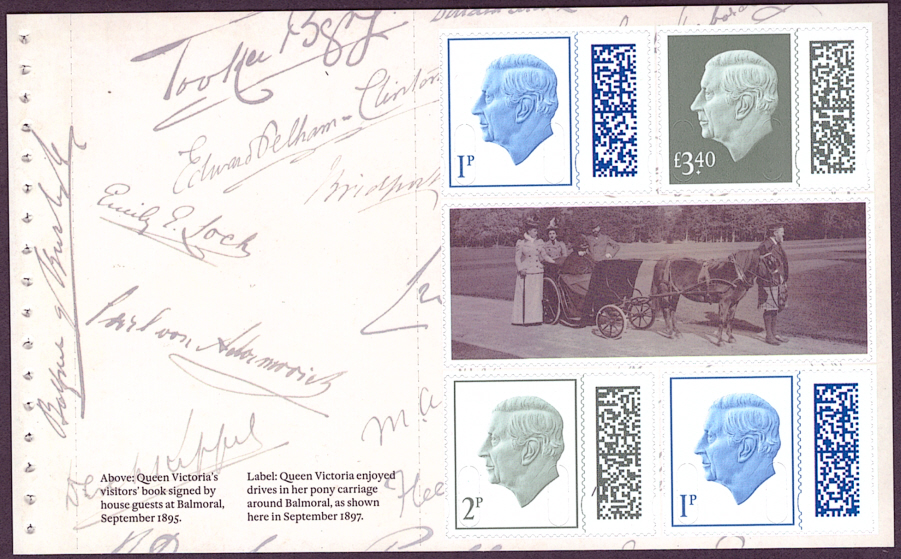 Pane DP679 from 2025 Stamps of Queen Victoria Prestige Booklet (image for) Pane DP679 from 2025 Stamps of Queen Victoria Prestige Booklet