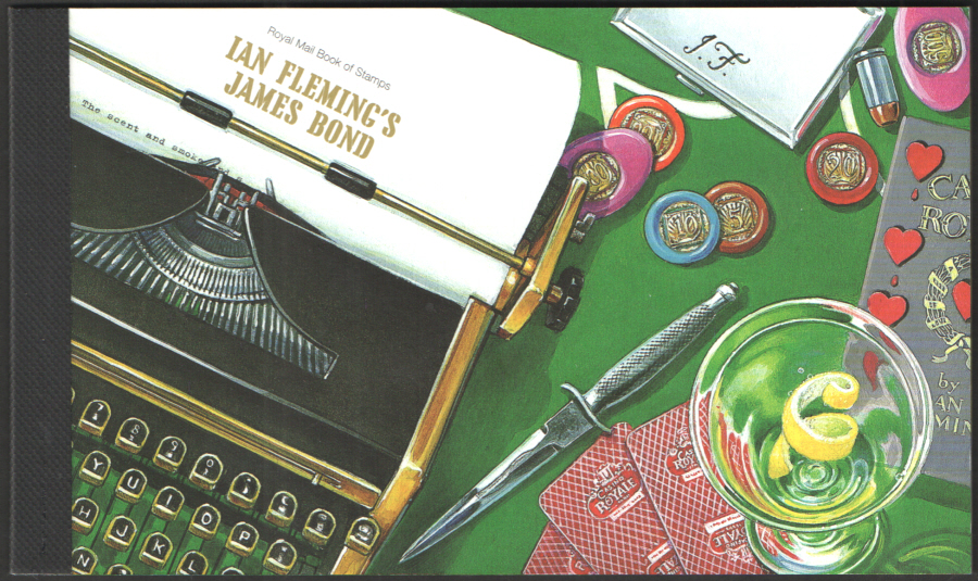 DX41 / DB5(41) Pane 1 inset at right 2008 Ian Fleming's James Bond Prestige Booklet
