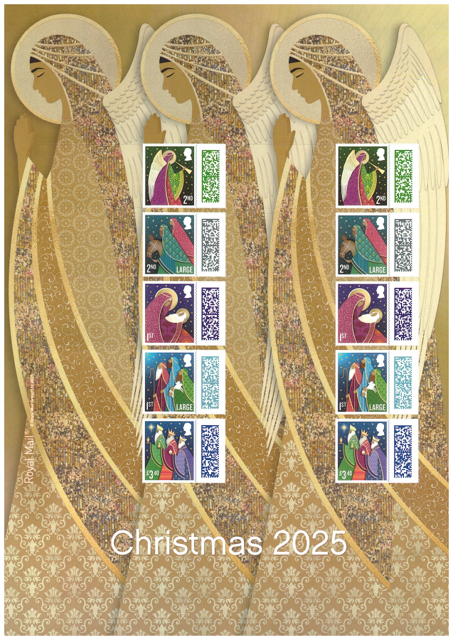 (image for) LS178 (TBC) 2025 Christmas Royal Mail Generic Smilers Sheet