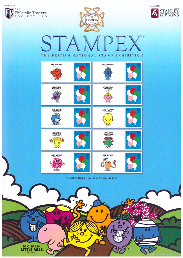 (image for) BC-501 2017 Spring Stampex Business Smilers Sheet