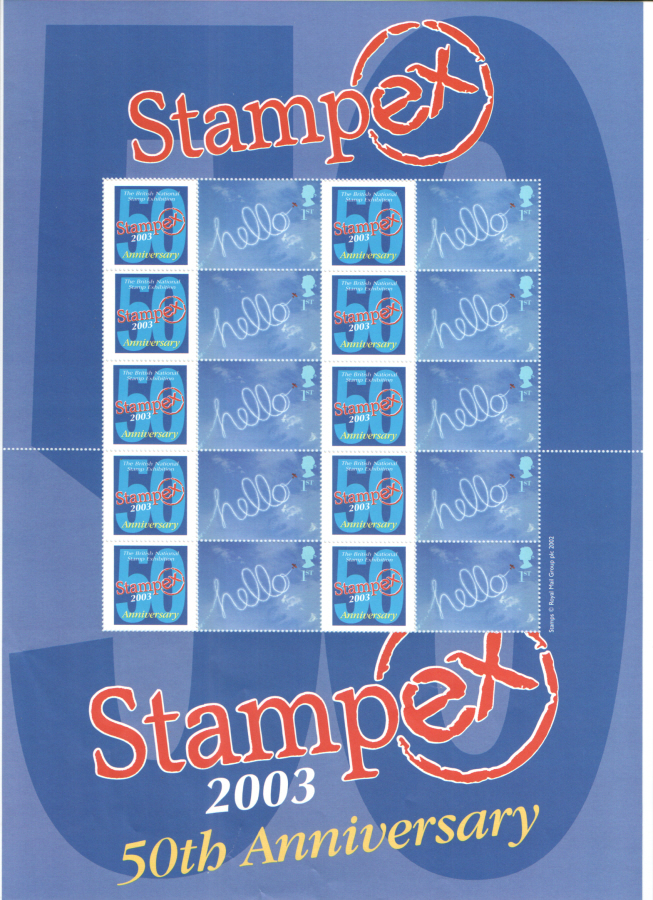 (image for) BC-010 2003 Spring Stampex Business Smilers Sheet - Click Image to Close