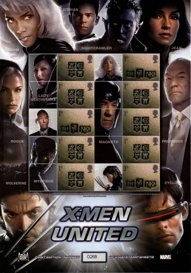(image for) BC-033 2004 X-Men United Business Smilers Sheet