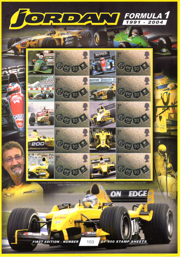 (image for) BC-038 2004 Jordan Formula 1 Business Smilers Sheet - Click Image to Close