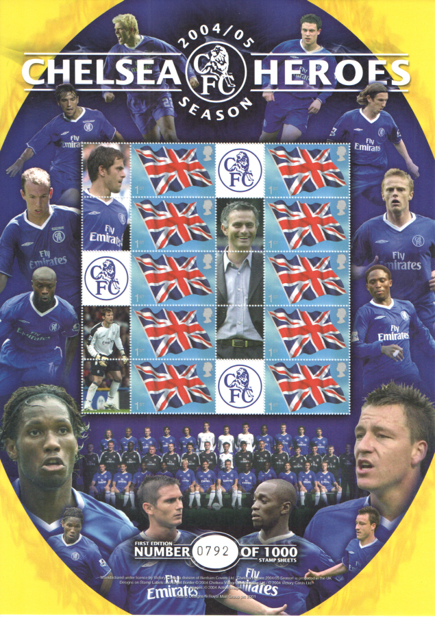 (image for) BC-043 2004 Chelsea Heroes Business Smilers Sheet - Click Image to Close