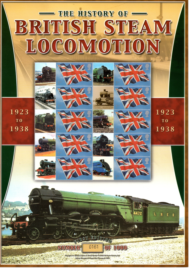 (image for) BC-053 2005 British Steam Locomotion 1923-38 Business Smilers Sheet - Click Image to Close