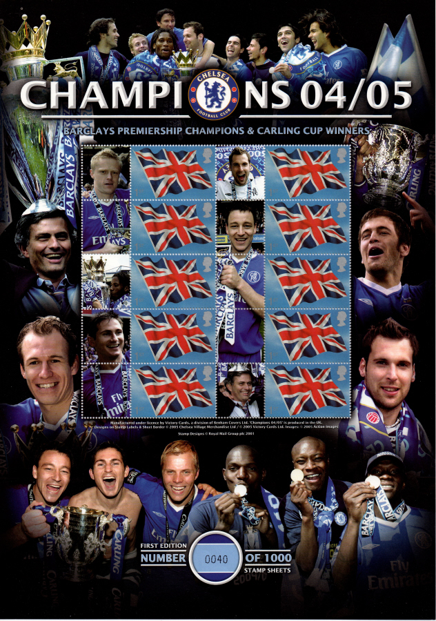 (image for) BC-064 2005 Chelsea Champions Business Smilers Sheet