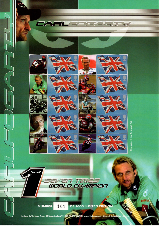 (image for) BC-065 2005 Carl Fogarty Business Smilers Sheet
