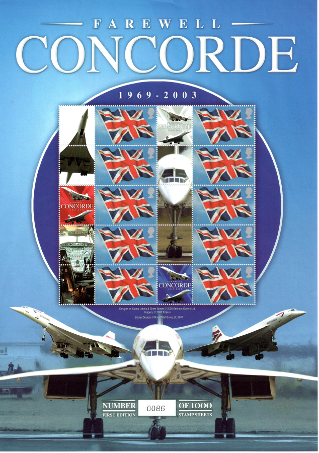 (image for) BC-067 2005 Farewell Concorde Business Smilers Sheet