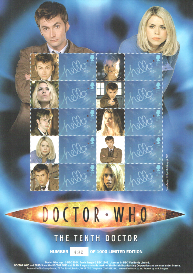 (image for) BC-088 2006 Doctor Who - The Tenth Doctor Business Smilers Sheet