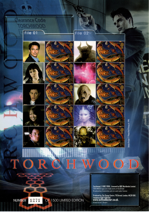 (image for) BC-120 2007 Torchwood Business Smilers Sheet