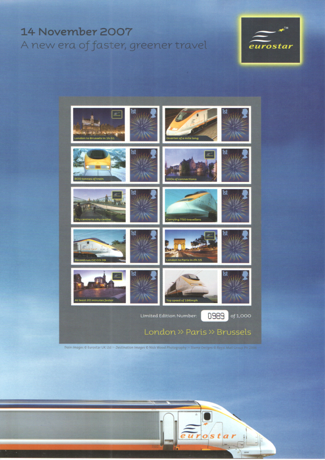 (image for) BC-125 2007 Eurostar Business Smilers Sheet