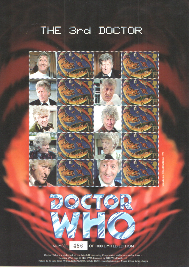 (image for) BC-141 2008 The 3rd Doctor Business Smilers Sheet