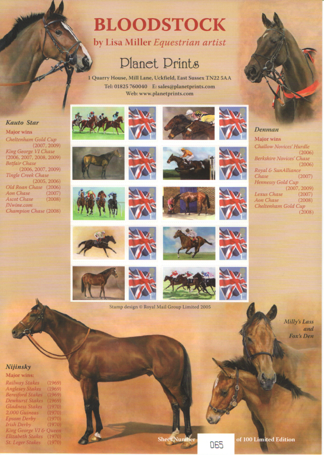 (image for) BC-286 2010 Bloodstock Planet Prints Business Smilers Sheet