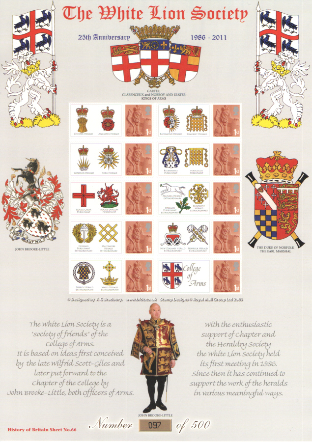 (image for) BC-325 2010 White Lion Society History of Britain 66 Business Smilers Sheet
