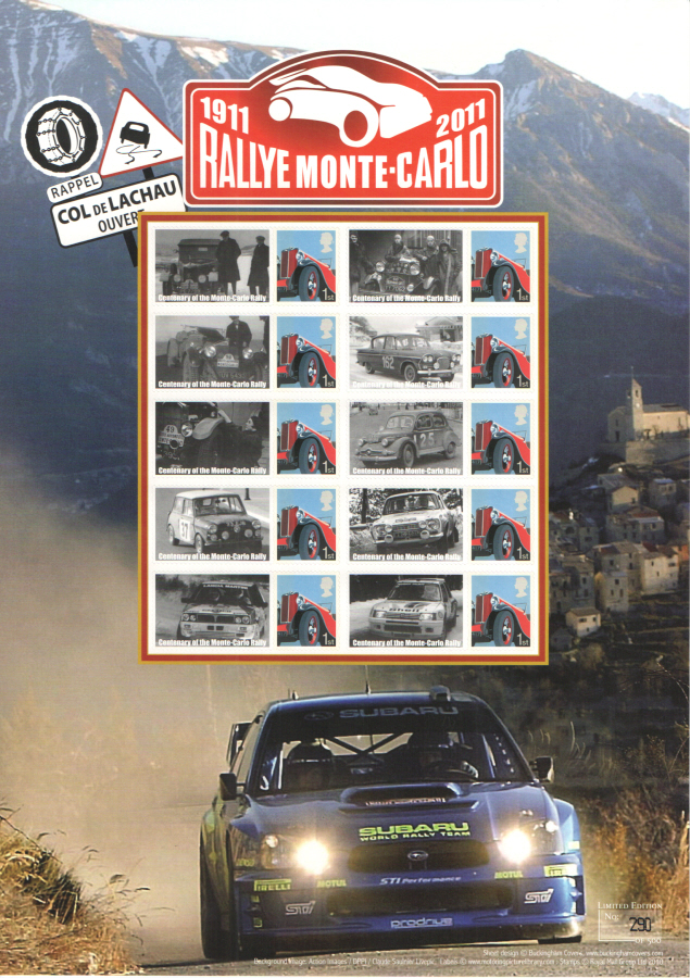 (image for) BC-327 2011 Rallye Monte Carlo Business Smilers Sheet