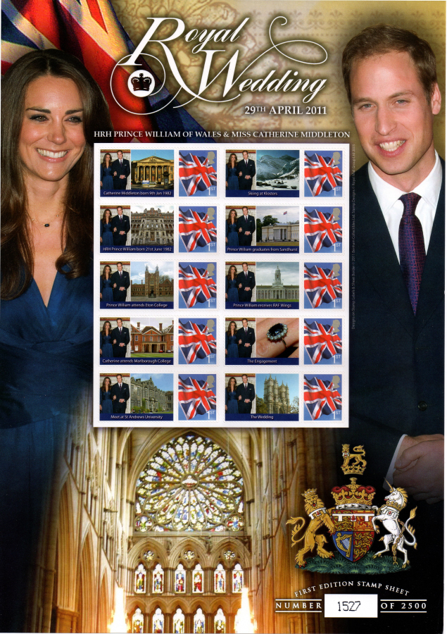 (image for) BC-339 2011 Royal Wedding Business Smilers Sheet - Click Image to Close