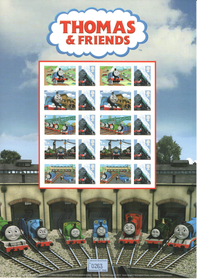 (image for) BC-343 2011 Thomas & Friends Business Smilers Sheet - Click Image to Close