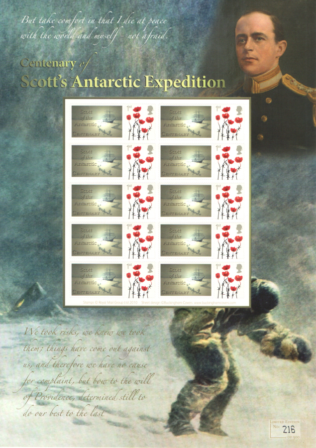 (image for) BC-368 2012 Scott's Antarctic Exhibition Business Smilers Sheet