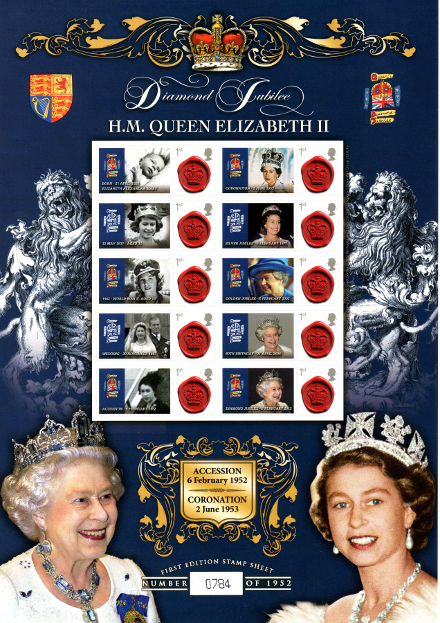 (image for) BC-369 2012 Diamond Jubilee Business Smilers Sheet - Click Image to Close