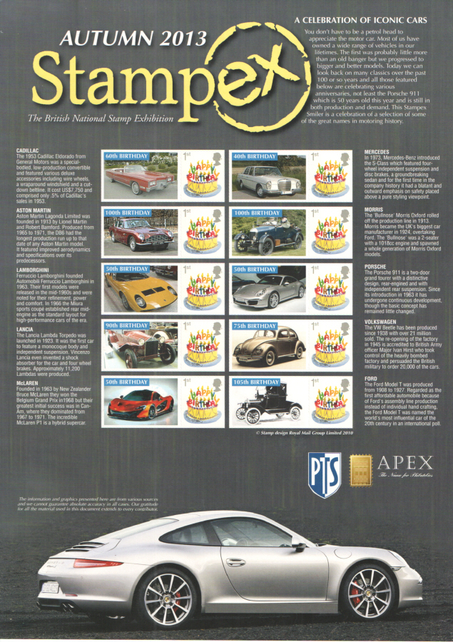 (image for) BC-415 2013 Autumn Stampex Business Smilers Sheet - Click Image to Close