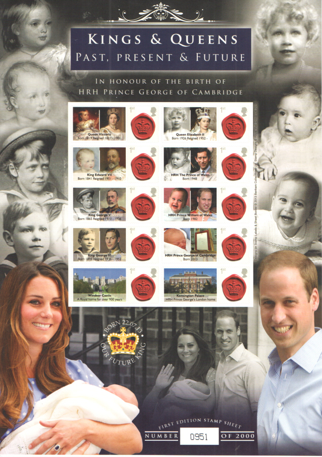 (image for) BC-419 2013 Kings & Queens Past, Present & Future Business Smilers Sheet - Click Image to Close