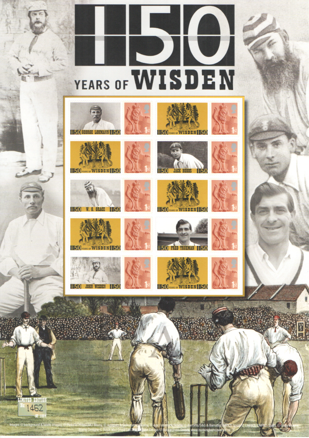 (image for) BC-432 2014 150 Years of Wisden Business Smilers Sheet