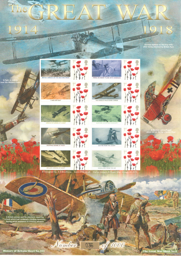 (image for) BC-446 2014 The Great War (VI) History of Britain 103 Business Smilers Sheet