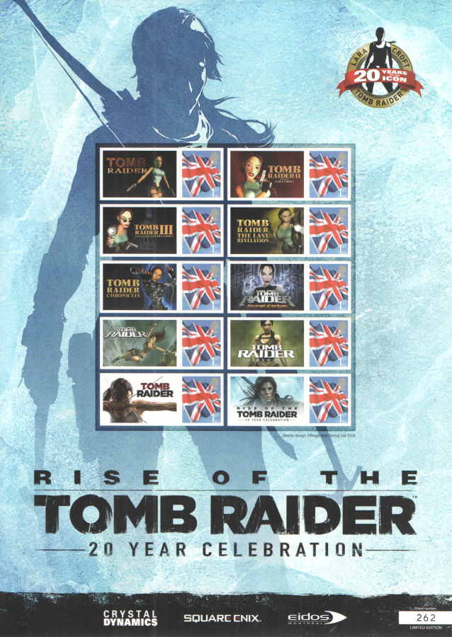 (image for) BC-499 2017 Tomb Raider Business Smilers Sheet in presentation folder - Click Image to Close