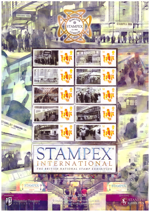 (image for) BC-522 2020 Spring Stampex Business Smilers Sheet - Click Image to Close