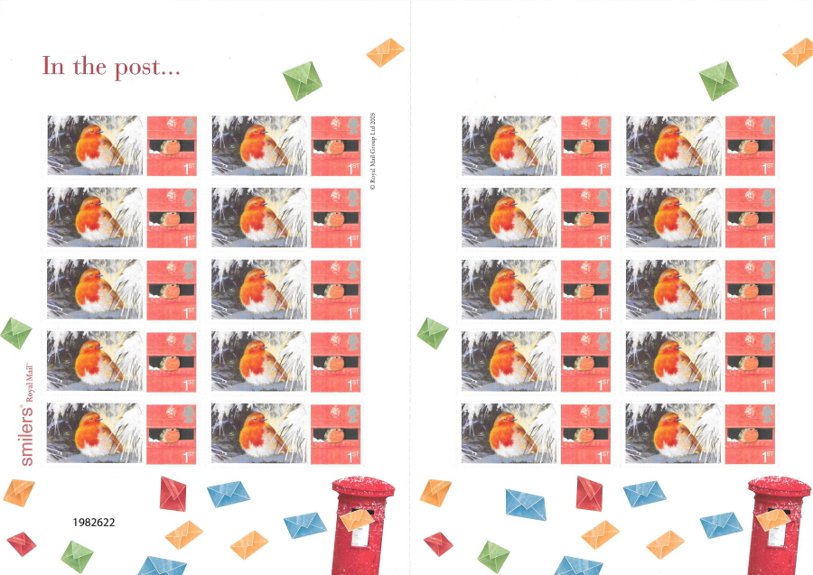 (image for) CS-026f/a 2007 In The Post... Customised Smilers Sheet