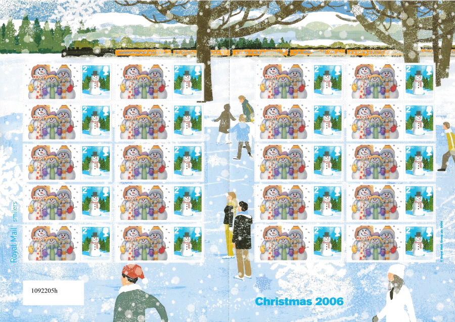 (image for) CS-031a 2006 Christmas 2nd Class Customised Smilers Sheet