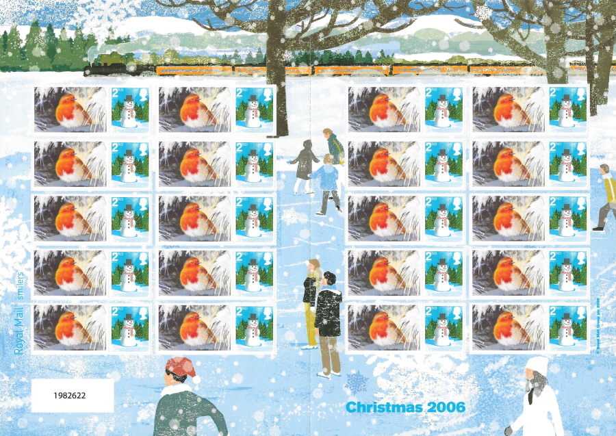(image for) CS-031a 2006 Christmas 2nd Class Customised Smilers Sheet