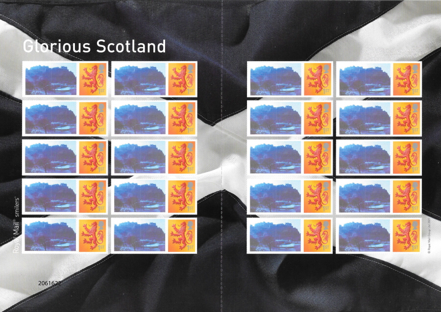 (image for) CS-036 2007 Glorious Scotland Customised Smilers Sheet